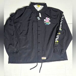 Black Universal Studios Minion X Buff Monster Art Collab Unisex Jacket Size LG